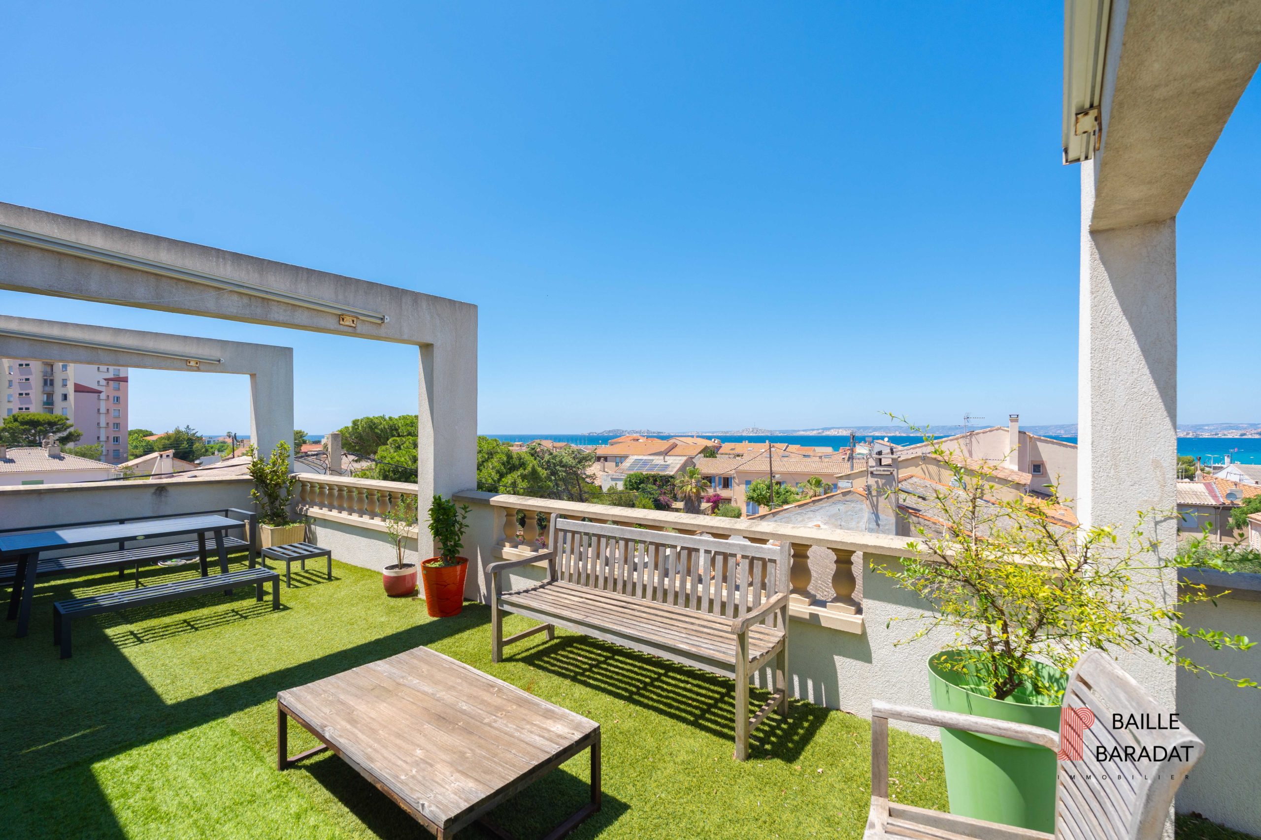 Appartement vue mer avec terrasse et 3 chambres
