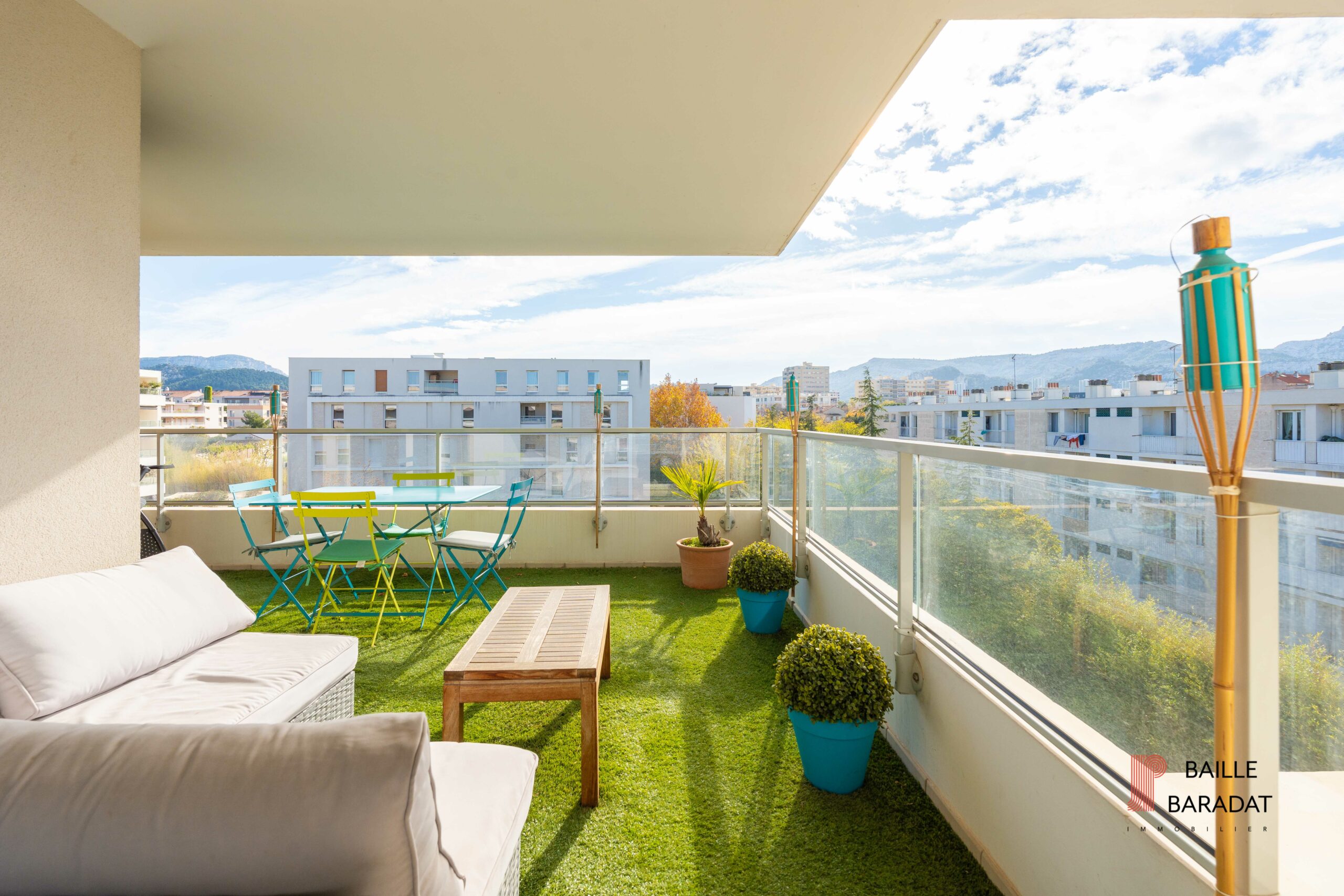 Appartement terrasse 3 chambres très ensoleillé