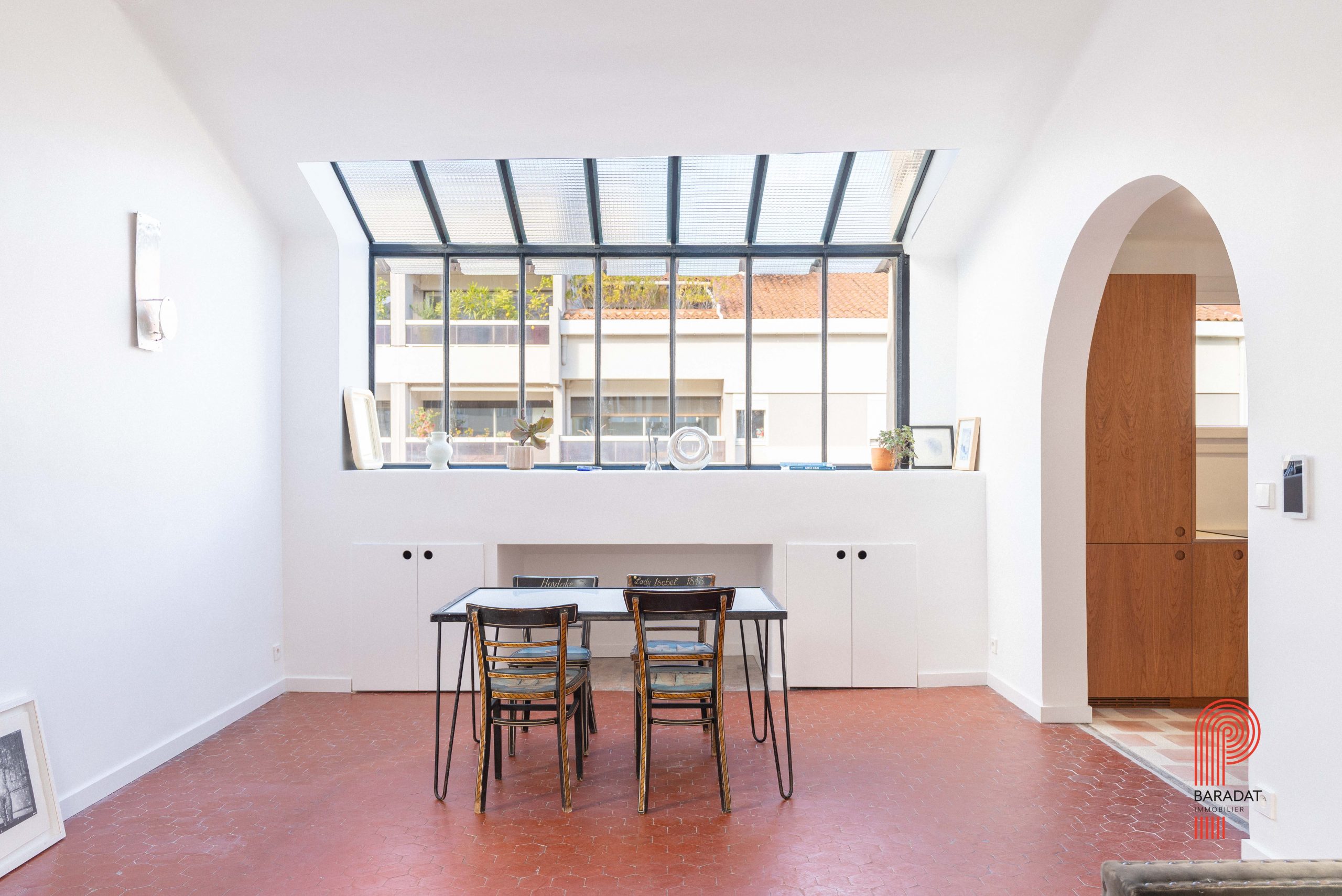 Verrière d’artiste – appartement dernier étage Vauban Marseille