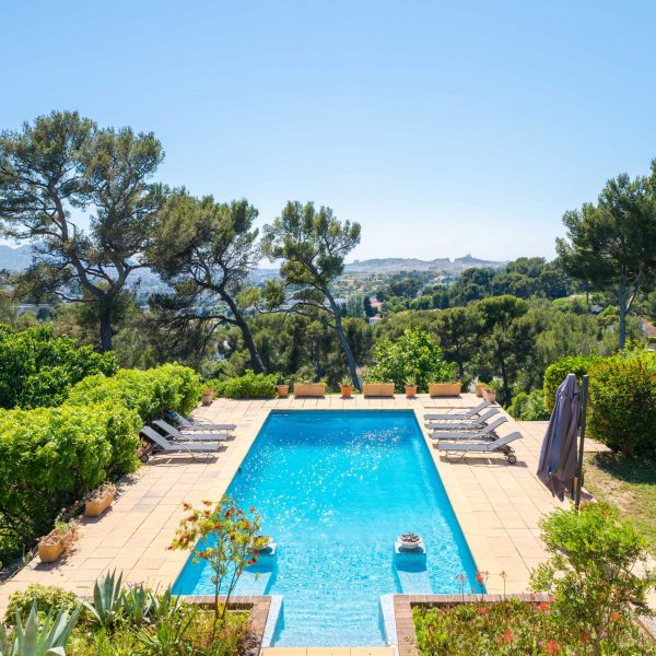 Vue mer et ville panoramique – maison Marseille 13012